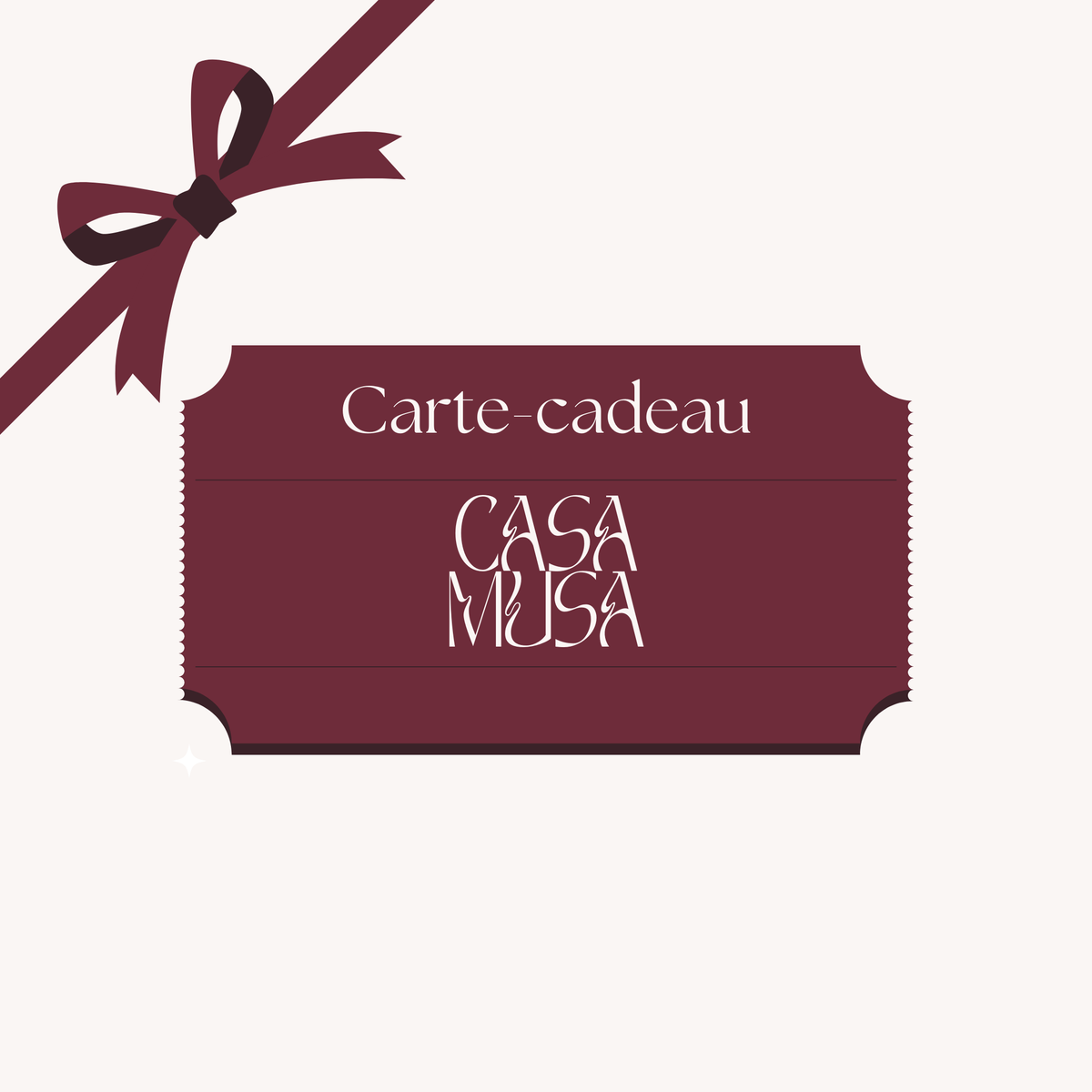 Carte-cadeau Casa Musa