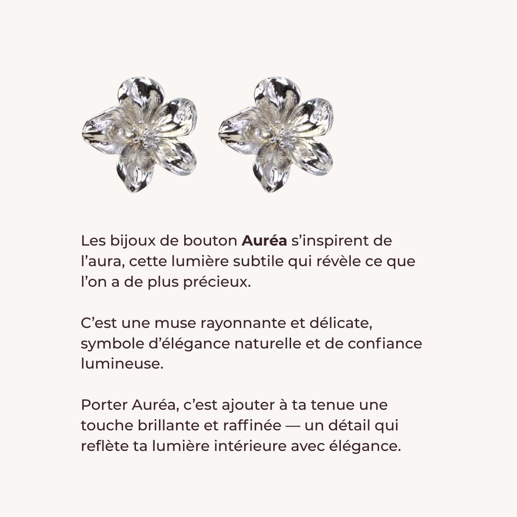 Bijoux de bouton | Musa Auréa - 1 paire