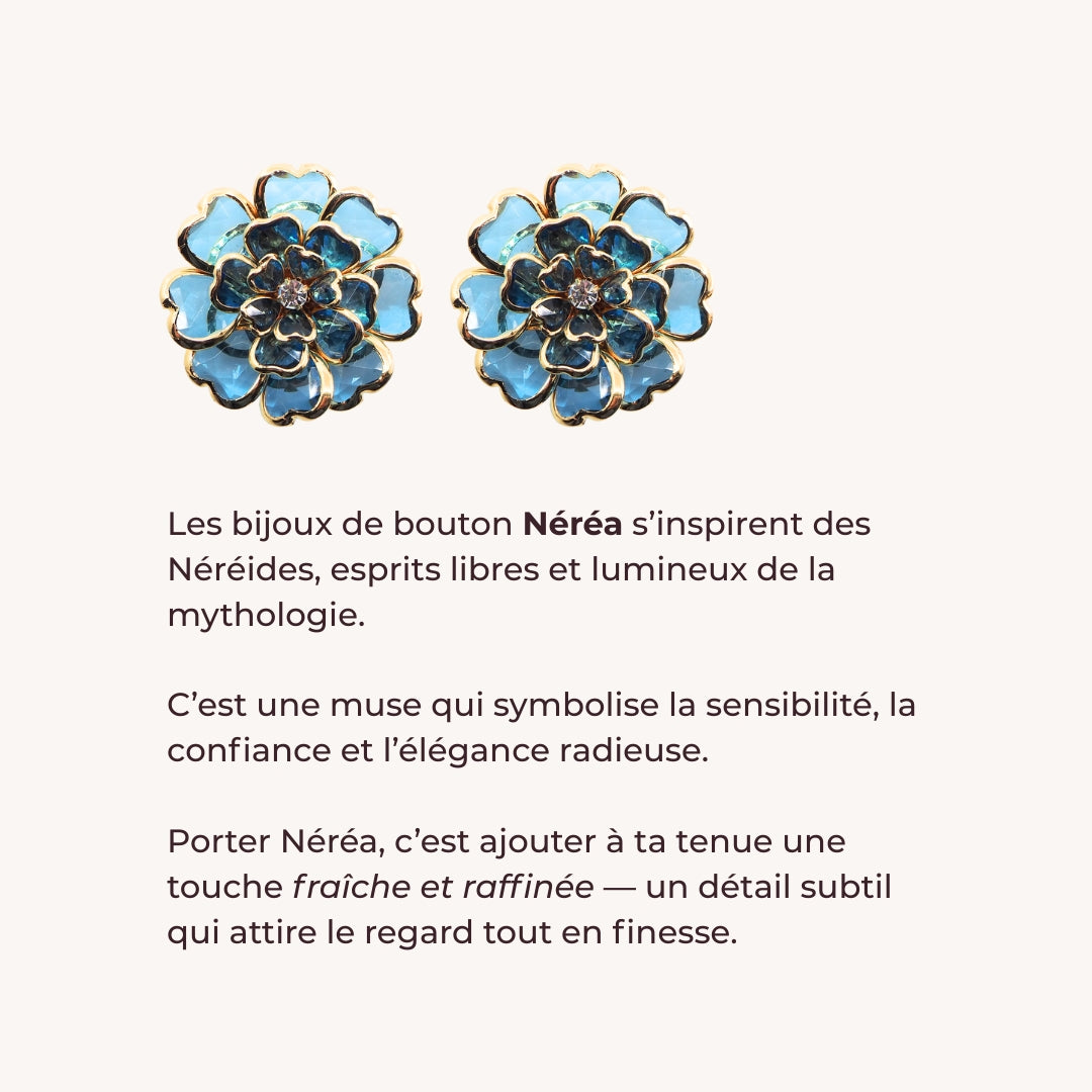 Bijoux de bouton | Musa Néréa - 1 paire