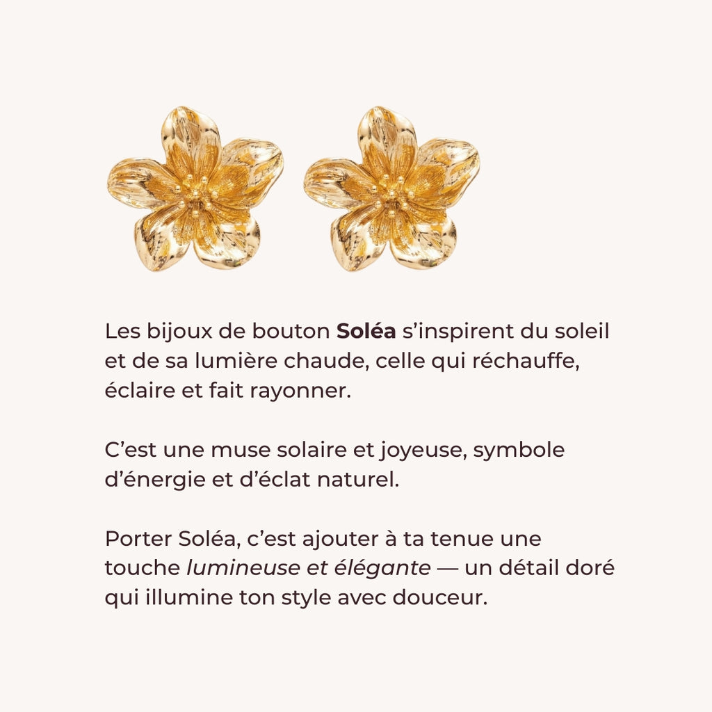 Bijoux de bouton | Musa Soléa - 1 paire