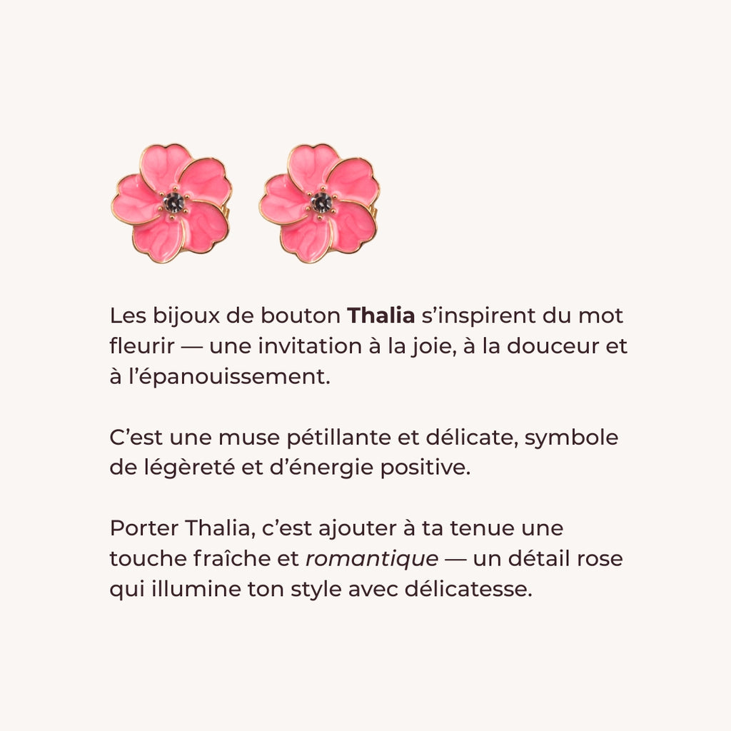 Bijoux de bouton | Musa Thalia - 1 paire