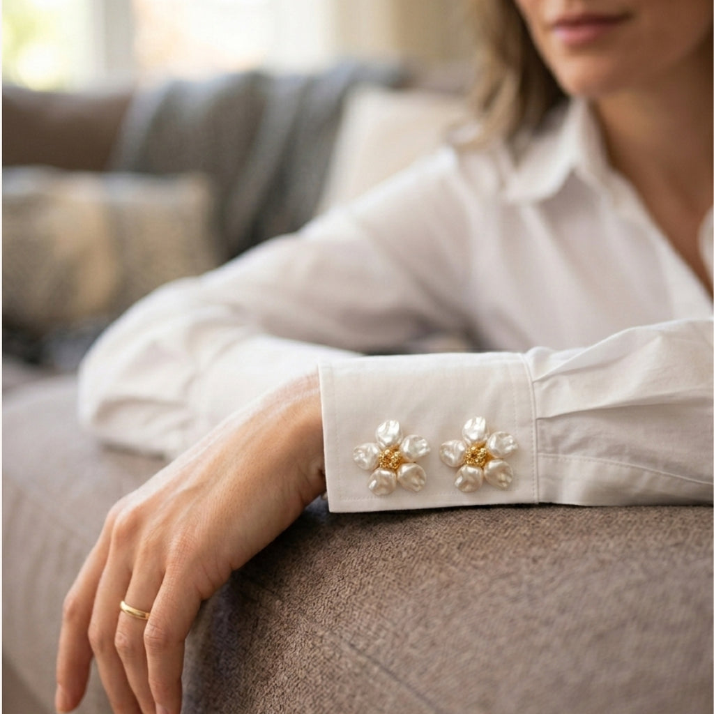 Bijoux de bouton | Musa Luzia - 1 paire