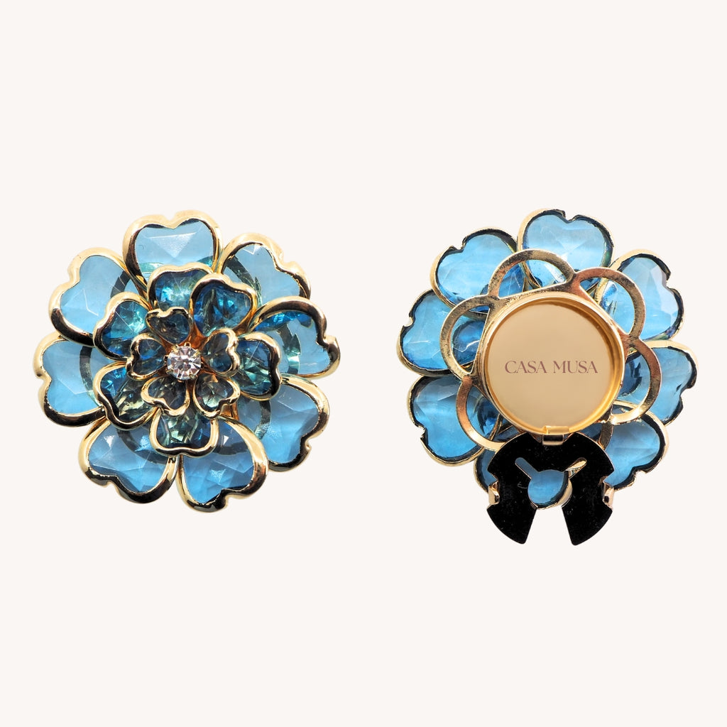 Bijoux de bouton | Fleur - 1 paire