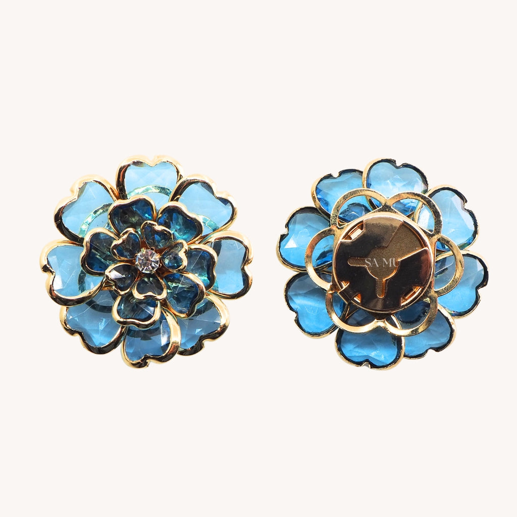 Bijoux de bouton | Fleur - 1 paire