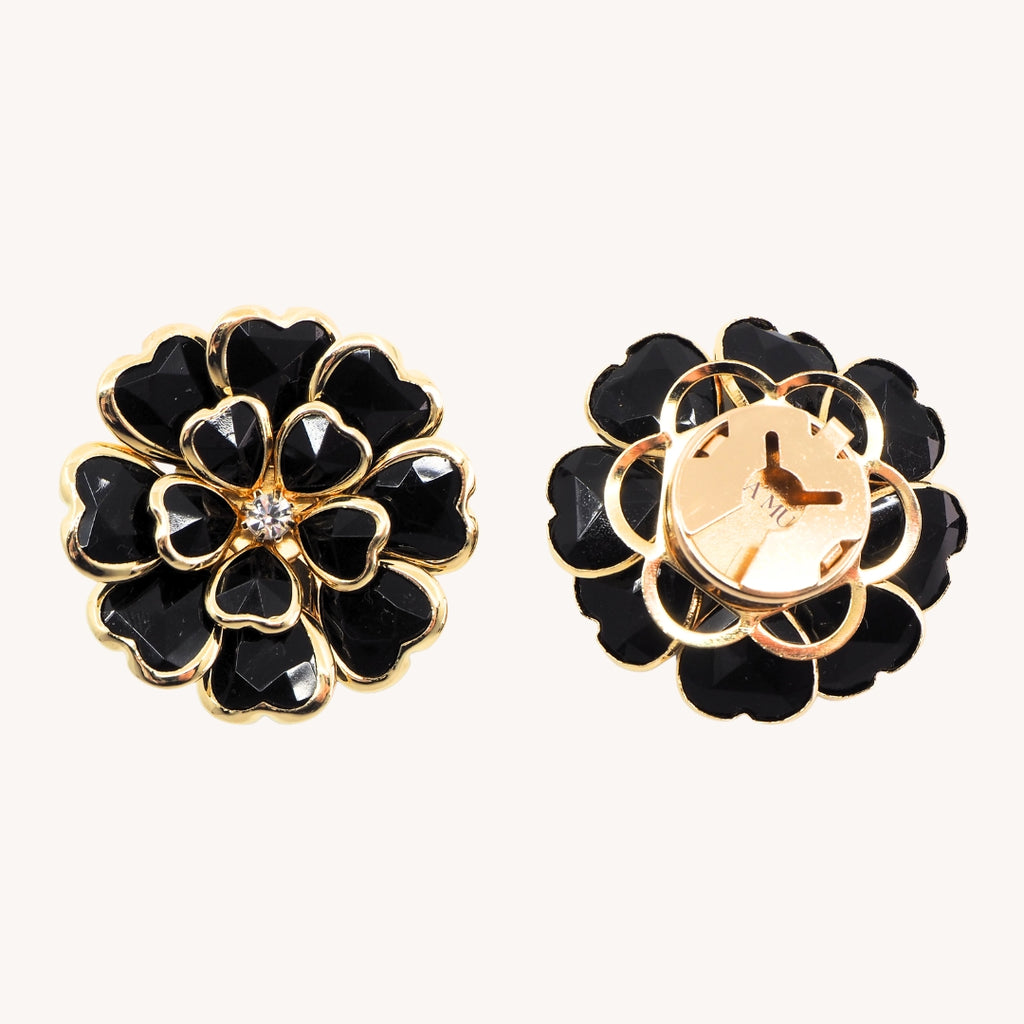 Bijoux de bouton | Fleur - 1 paire