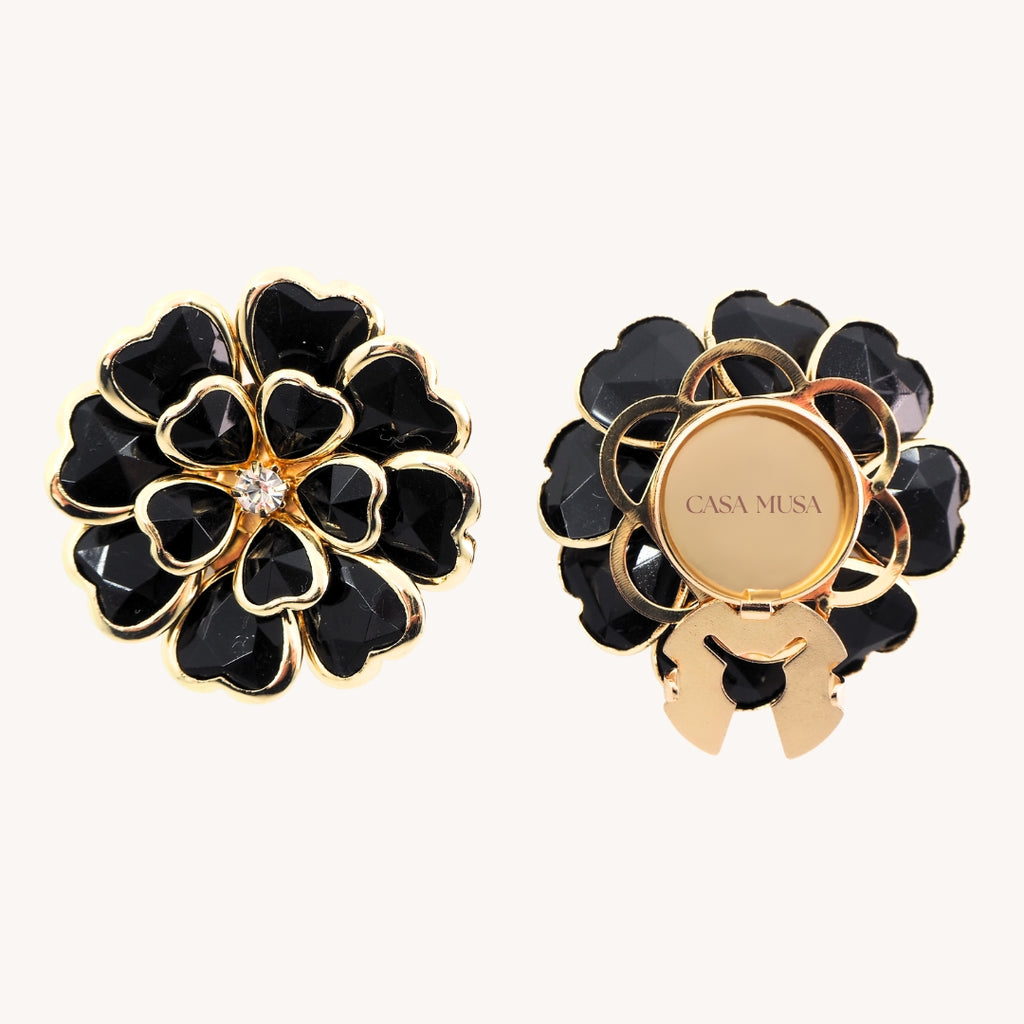 Bijoux de bouton | Fleur - 1 paire