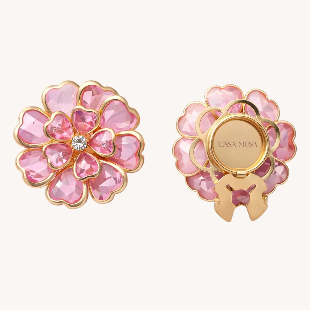 Bijoux de bouton | Fleur - 1 paire