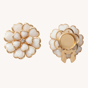 Bijoux de bouton | Musa Bianca - 1 paire