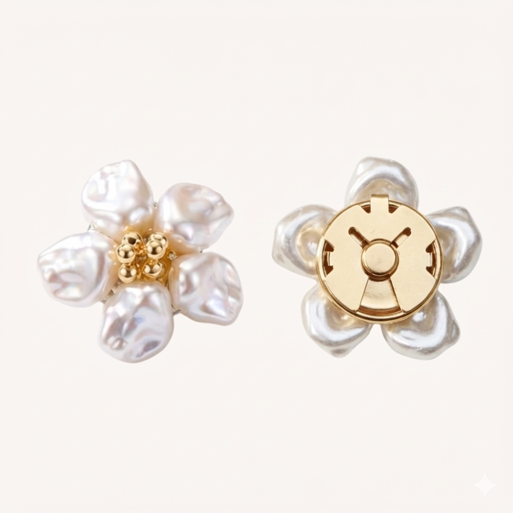 Bijoux de bouton | Musa Luzia - 1 paire